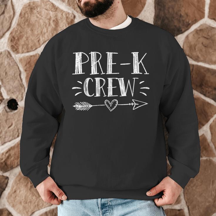 Pre-K Crew 1st Day Of School Pre-K Teacher Team Men Graphic Sweatshirt, novelty gifts, funny gifts Pre-K Crew 1st Day Of School Pre-K Teacher Team Men Graphic Sweatshirt, novelty gifts, funny gifts
