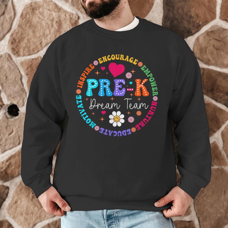 Pre K Dream Team Back To School Boys First Day Teacher Men Graphic Sweatshirt, novelty gifts, funny gifts Pre K Dream Team Back To School Boys First Day Teacher Men Graphic Sweatshirt, novelty gifts, funny gifts