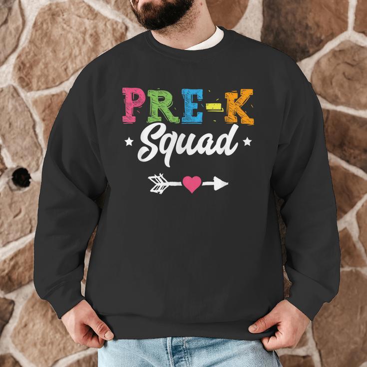 Pre-K Squad Teacher Student Kids Preschool Back To School Men Graphic Sweatshirt, novelty gifts, funny gifts Pre-K Squad Teacher Student Kids Preschool Back To School Men Graphic Sweatshirt, novelty gifts, funny gifts