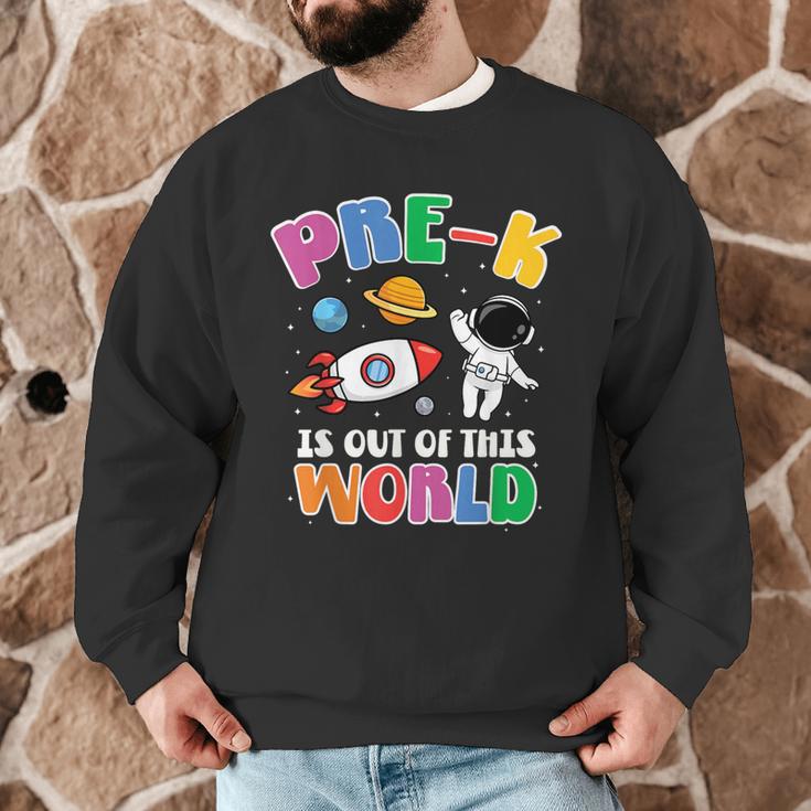 Pre-K Student Teacher Astronaut Space Back To School Men Graphic Sweatshirt, novelty gifts, funny gifts Pre-K Student Teacher Astronaut Space Back To School Men Graphic Sweatshirt, novelty gifts, funny gifts