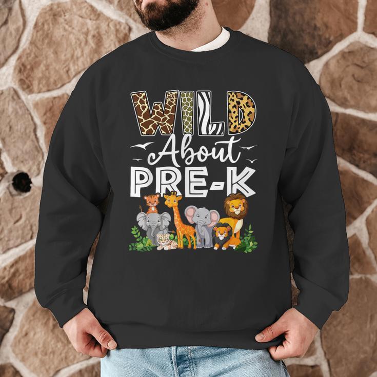 Pre-k Teacher Kids Back To School Wild About Pre-k Men Graphic Sweatshirt, novelty gifts, funny gifts Pre-k Teacher Kids Back To School Wild About Pre-k Men Graphic Sweatshirt, novelty gifts, funny gifts