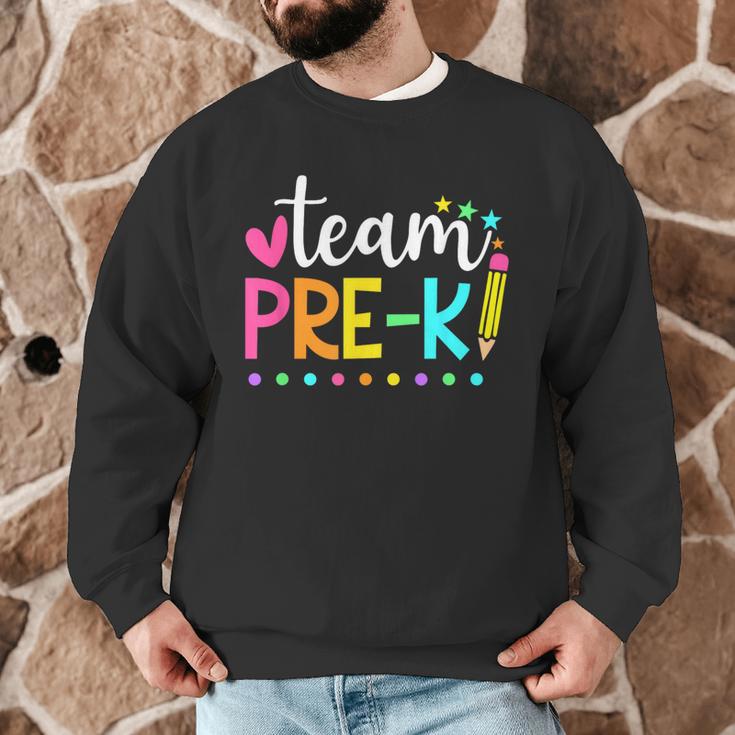 Pre-k Team Pencil Teacher Student Back To School Girls Men Graphic Sweatshirt, novelty gifts, funny gifts Pre-k Team Pencil Teacher Student Back To School Girls Men Graphic Sweatshirt, novelty gifts, funny gifts
