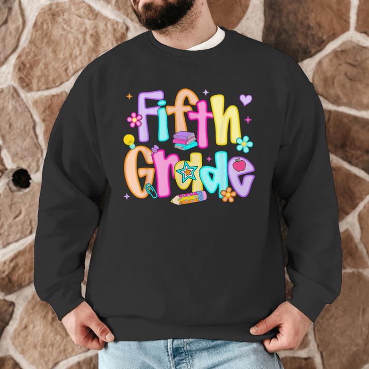 Preppy Fifth Grade Back To School 5th Grade Teacher Girl Boy Men Graphic Sweatshirt, novelty gifts, funny gifts Preppy Fifth Grade Back To School 5th Grade Teacher Girl Boy Men Graphic Sweatshirt, novelty gifts, funny gifts