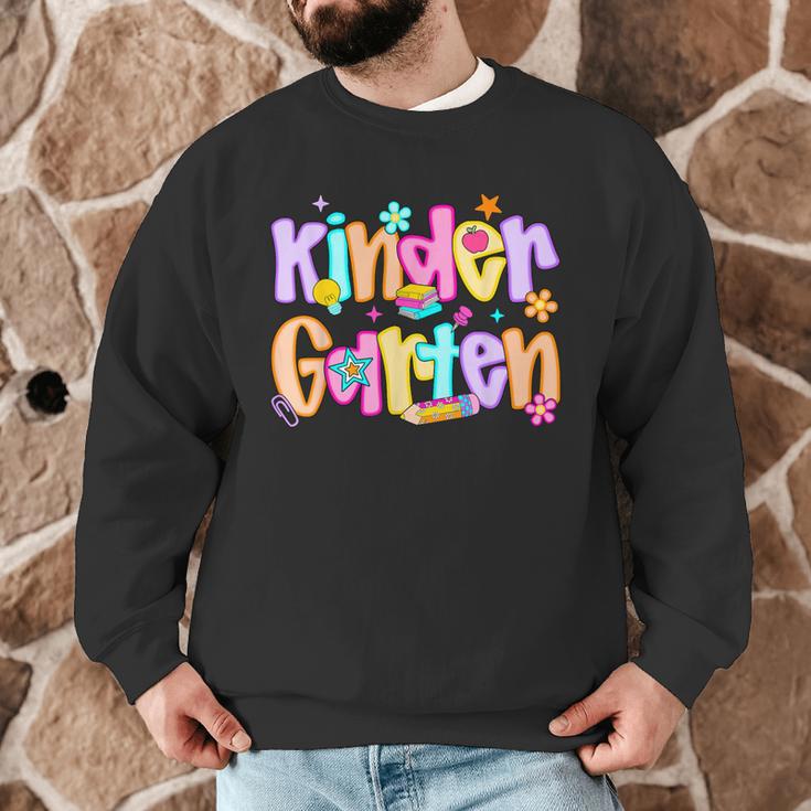 Preppy Kindergarten First Day Of School Teachers Girls Boys Men Graphic Sweatshirt, novelty gifts, funny gifts Preppy Kindergarten First Day Of School Teachers Girls Boys Men Graphic Sweatshirt, novelty gifts, funny gifts