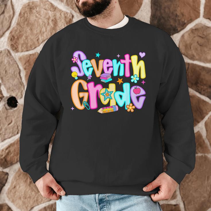 Preppy Seventh Grade Back To School 7th Grade Teachers Girls Men Graphic Sweatshirt, novelty gifts, funny gifts Preppy Seventh Grade Back To School 7th Grade Teachers Girls Men Graphic Sweatshirt, novelty gifts, funny gifts