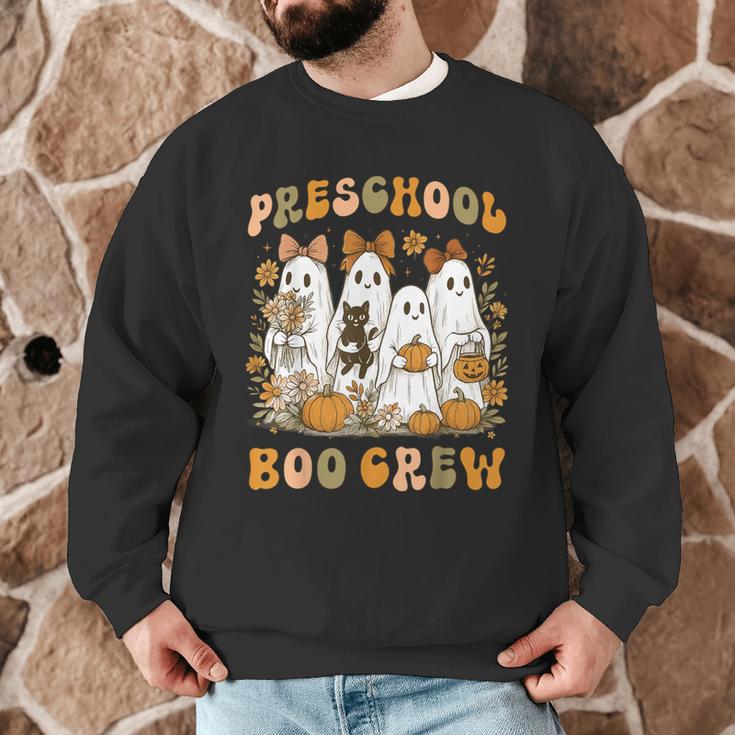 Preschool Boo Crew Halloween Teacher Ghost Costume Matching Men Graphic Sweatshirt, novelty gifts, funny gifts Preschool Boo Crew Halloween Teacher Ghost Costume Matching Men Graphic Sweatshirt, novelty gifts, funny gifts