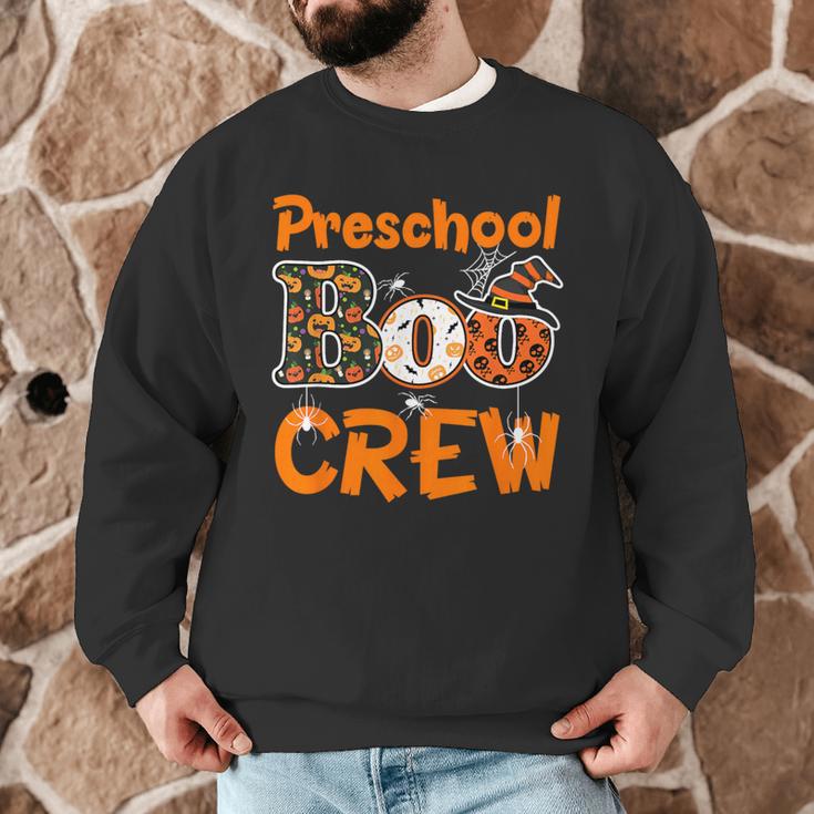 Preschool Boo Crew Halloween Teachers Students Costume Men Graphic Sweatshirt, novelty gifts, funny gifts