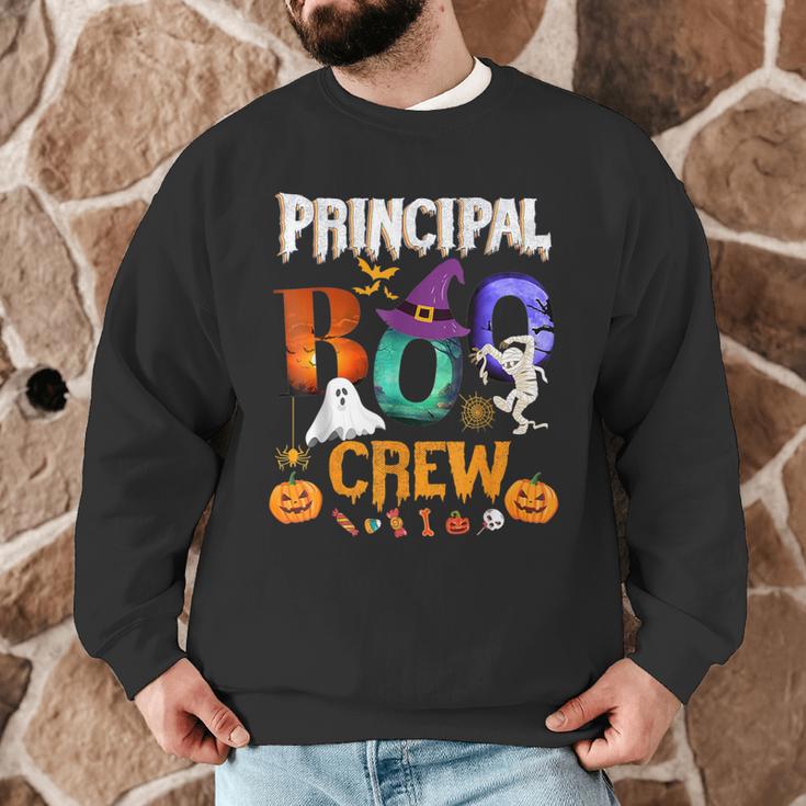 Principal Boo Crew Teacher Student Halloween Costume For Men Women Kids Men Graphic Sweatshirt, novelty gifts, funny gifts