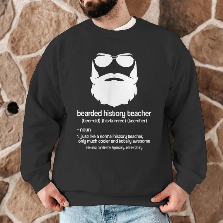 Professor Ancient Teaching Education Bearded History Teacher Men Graphic Sweatshirt, novelty gifts, funny gifts