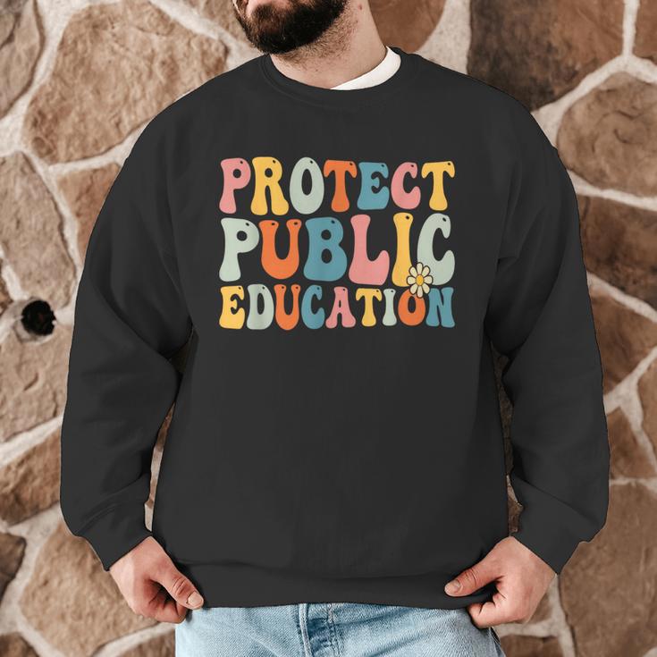 Protect Public Education Public Teacher School Men Graphic Sweatshirt, novelty gifts, funny gifts Protect Public Education Public Teacher School Men Graphic Sweatshirt, novelty gifts, funny gifts