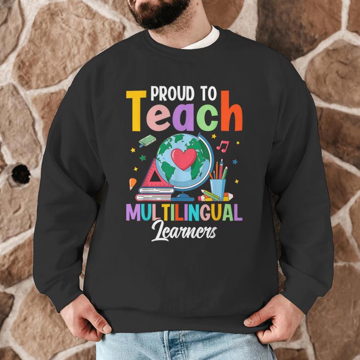 Proud To Teach Multilingual Learner ESL English Teacher Men Graphic Sweatshirt, novelty gifts, funny gifts Proud To Teach Multilingual Learner ESL English Teacher Men Graphic Sweatshirt, novelty gifts, funny gifts