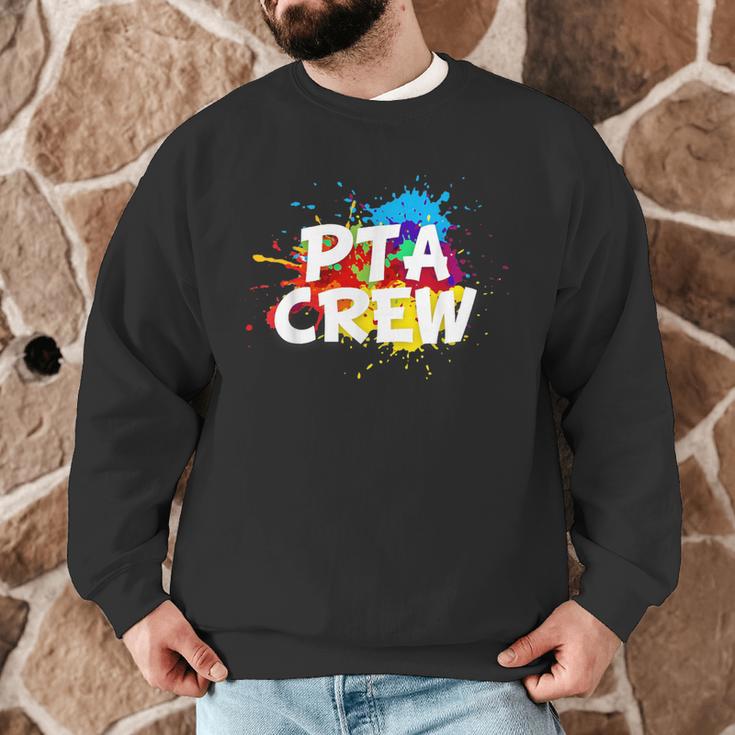 PTA Crew Back To School Volunteer Board Mom Parent Teacher Men Graphic Sweatshirt, novelty gifts, funny gifts