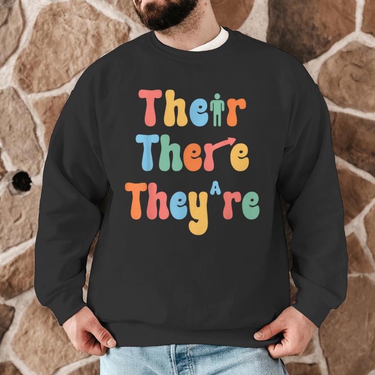 There Their They'Re English Class Grammar Joke Teacher Men Graphic Sweatshirt, novelty gifts, funny gifts There Their They'Re English Class Grammar Joke Teacher Men Graphic Sweatshirt, novelty gifts, funny gifts