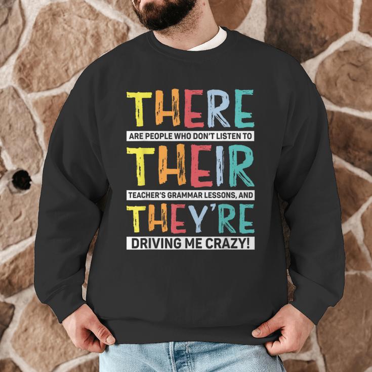 There Their They’Re Grammar Joke For English Teacher Student Men Graphic Sweatshirt, novelty gifts, funny gifts There Their They’Re Grammar Joke For English Teacher Student Men Graphic Sweatshirt, novelty gifts, funny gifts