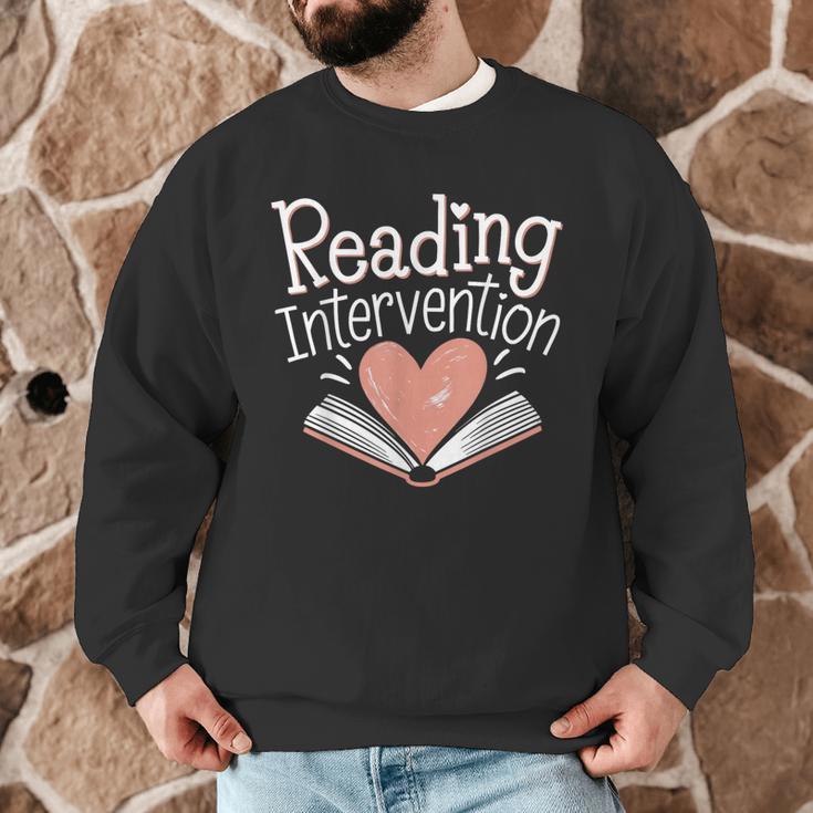 Reading Intervention Teacher Men Graphic Sweatshirt, novelty gifts, funny gifts Reading Intervention Teacher Men Graphic Sweatshirt, novelty gifts, funny gifts