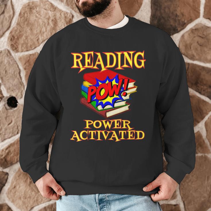 Reading Super Power Activated Superhero Teacher Or Student Men Women Girls Kids Men Graphic Sweatshirt, novelty gifts, funny gifts Reading Super Power Activated Superhero Teacher Or Student Men Women Girls Kids Men Graphic Sweatshirt, novelty gifts, funny gifts