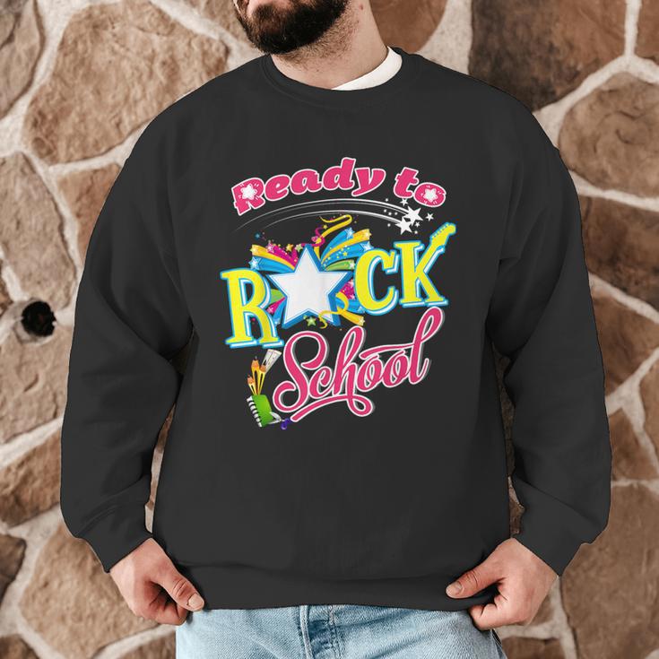 Ready To Rock School Shirt Students And Teachers Men Graphic Sweatshirt, novelty gifts, funny gifts Ready To Rock School Shirt Students And Teachers Men Graphic Sweatshirt, novelty gifts, funny gifts
