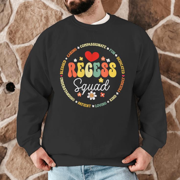 Recess Squad Crew Teachers Students Monitor Back To School Men Graphic Sweatshirt, novelty gifts, funny gifts Recess Squad Crew Teachers Students Monitor Back To School Men Graphic Sweatshirt, novelty gifts, funny gifts