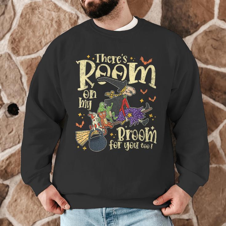 There's Room On My Broom For You Too Teacher Halloween Men Graphic Sweatshirt, novelty gifts, funny gifts