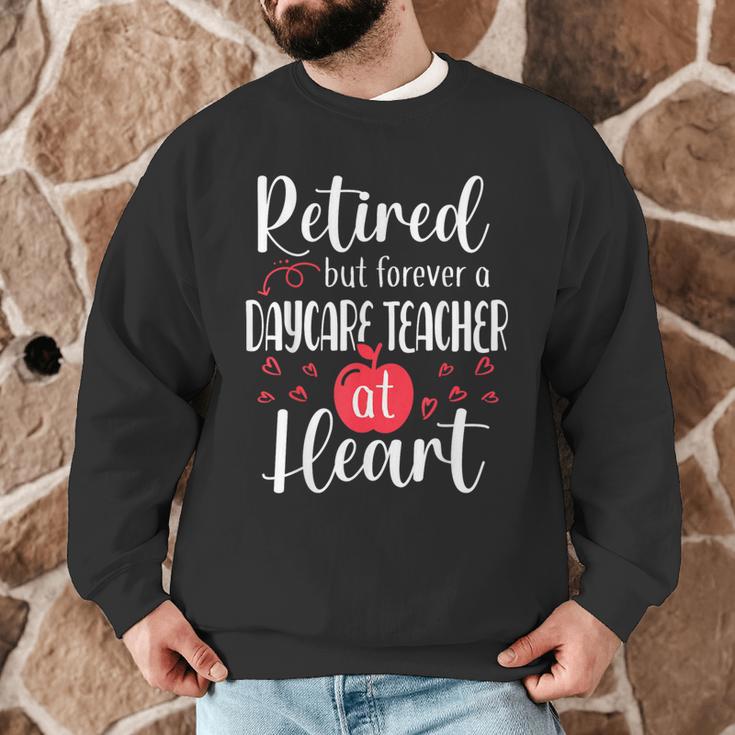Retired Daycare Teacher Retirement For Daycare Teacher Men Graphic Sweatshirt, novelty gifts, funny gifts Retired Daycare Teacher Retirement For Daycare Teacher Men Graphic Sweatshirt, novelty gifts, funny gifts