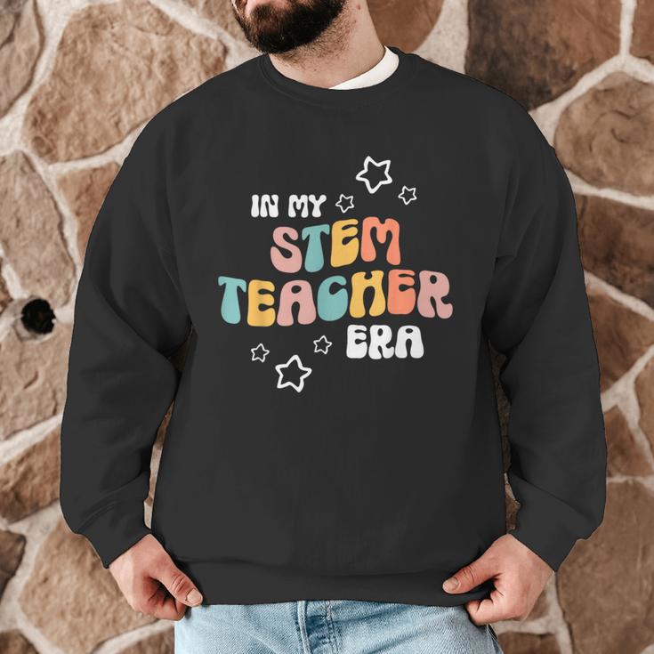 Retro Boho Math Science Professor In My STEM Teacher Era Men Graphic Sweatshirt, novelty gifts, funny gifts