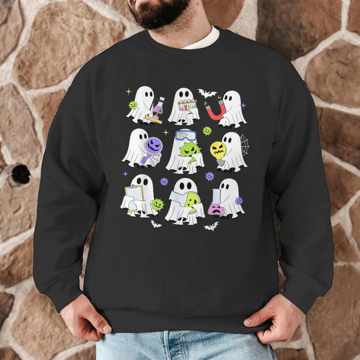 Retro Halloween Science Teacher Ghost Laboratory Teacher Men Graphic Sweatshirt, novelty gifts, funny gifts Retro Halloween Science Teacher Ghost Laboratory Teacher Men Graphic Sweatshirt, novelty gifts, funny gifts