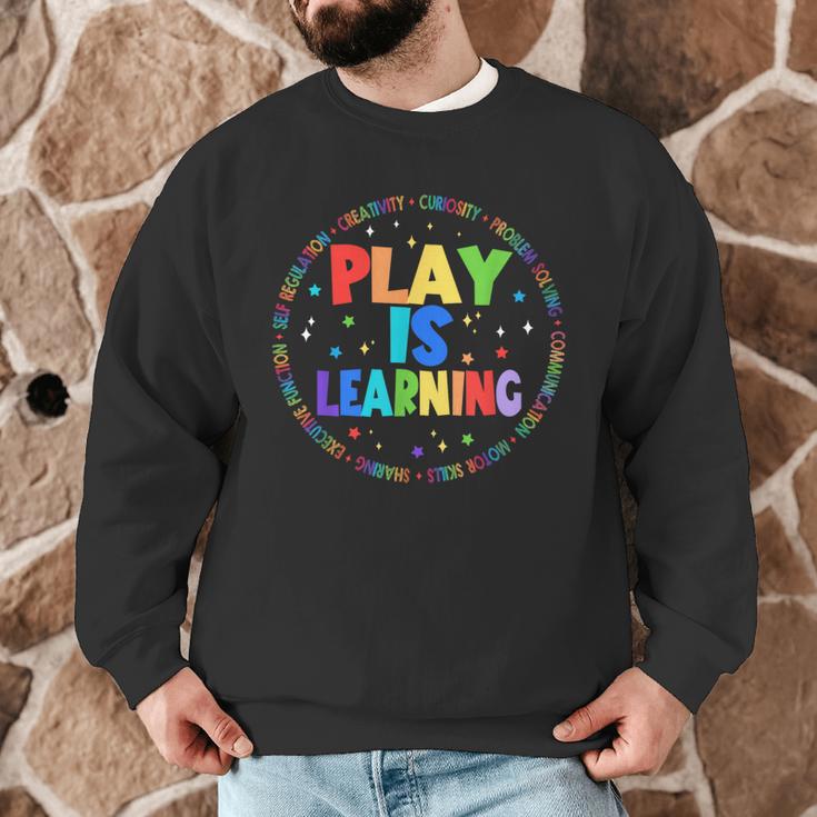 Retro Play Is Learning Teacher Back To School Men Graphic Sweatshirt, novelty gifts, funny gifts Retro Play Is Learning Teacher Back To School Men Graphic Sweatshirt, novelty gifts, funny gifts