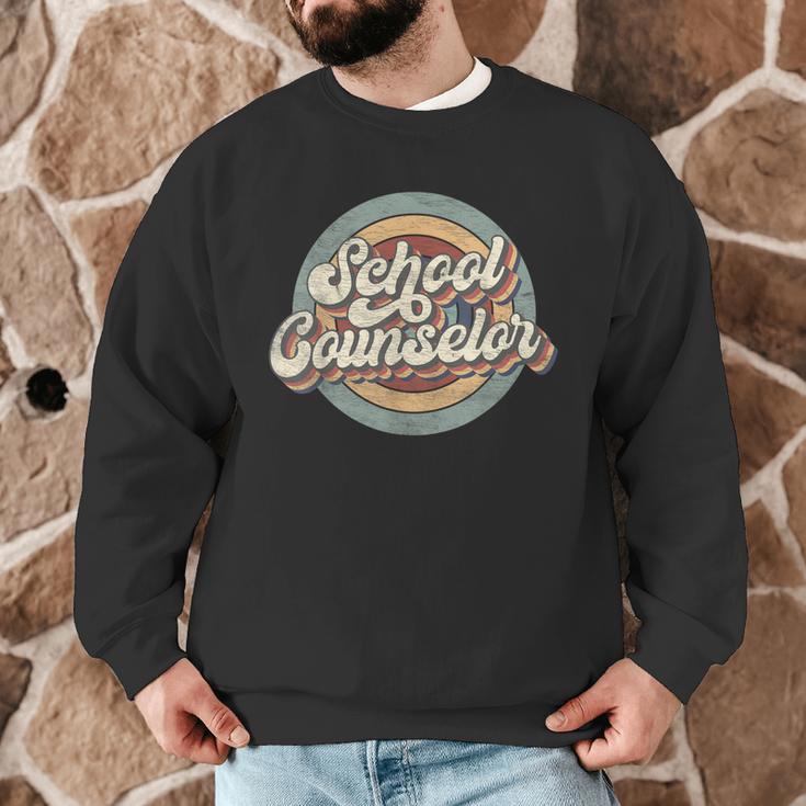 Retro School Counselor Back To School Teacher Squad Crew Men Graphic Sweatshirt, novelty gifts, funny gifts Retro School Counselor Back To School Teacher Squad Crew Men Graphic Sweatshirt, novelty gifts, funny gifts