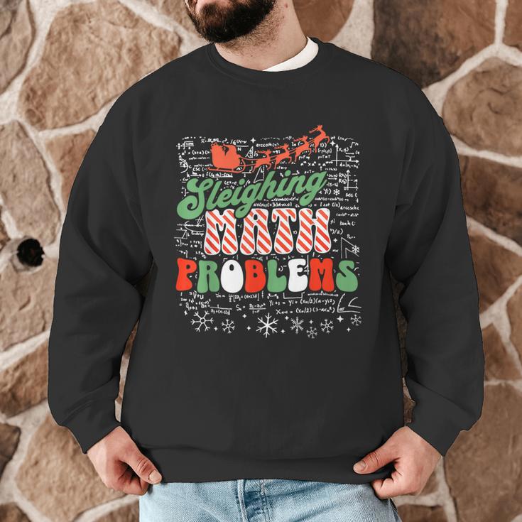 Retro Sleighing Math Problems Santa Math Teacher Christmas Men Graphic Sweatshirt, novelty gifts, funny gifts Retro Sleighing Math Problems Santa Math Teacher Christmas Men Graphic Sweatshirt, novelty gifts, funny gifts