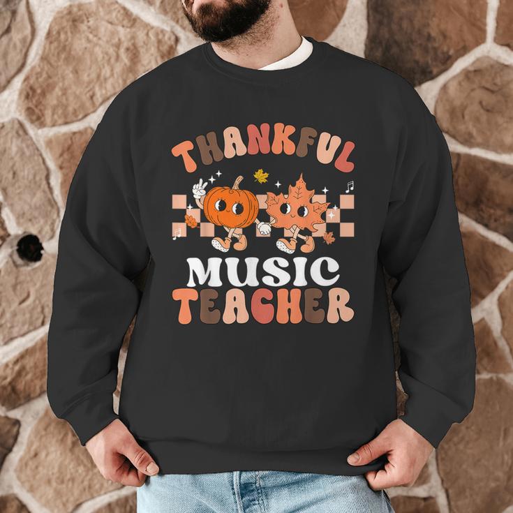 Retro Thankful Music Teacher Pumpkin Fall Thanksgiving Men Graphic Sweatshirt, novelty gifts, funny gifts Retro Thankful Music Teacher Pumpkin Fall Thanksgiving Men Graphic Sweatshirt, novelty gifts, funny gifts
