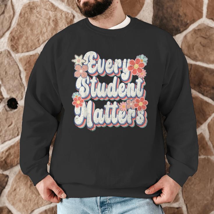 Retro Vintage Every Student Matters Teacher Paraprofessional Men Graphic Sweatshirt, novelty gifts, funny gifts Retro Vintage Every Student Matters Teacher Paraprofessional Men Graphic Sweatshirt, novelty gifts, funny gifts