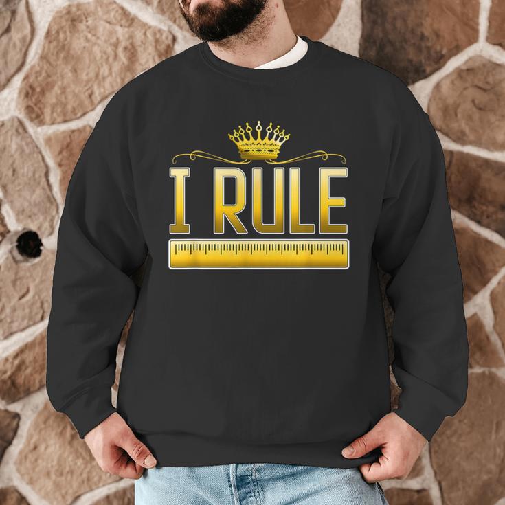 I Rule Math Ruler Mathematics Pun Math Teacher Men Women Girls Kids Men Graphic Sweatshirt, novelty gifts, funny gifts I Rule Math Ruler Mathematics Pun Math Teacher Men Women Girls Kids Men Graphic Sweatshirt, novelty gifts, funny gifts