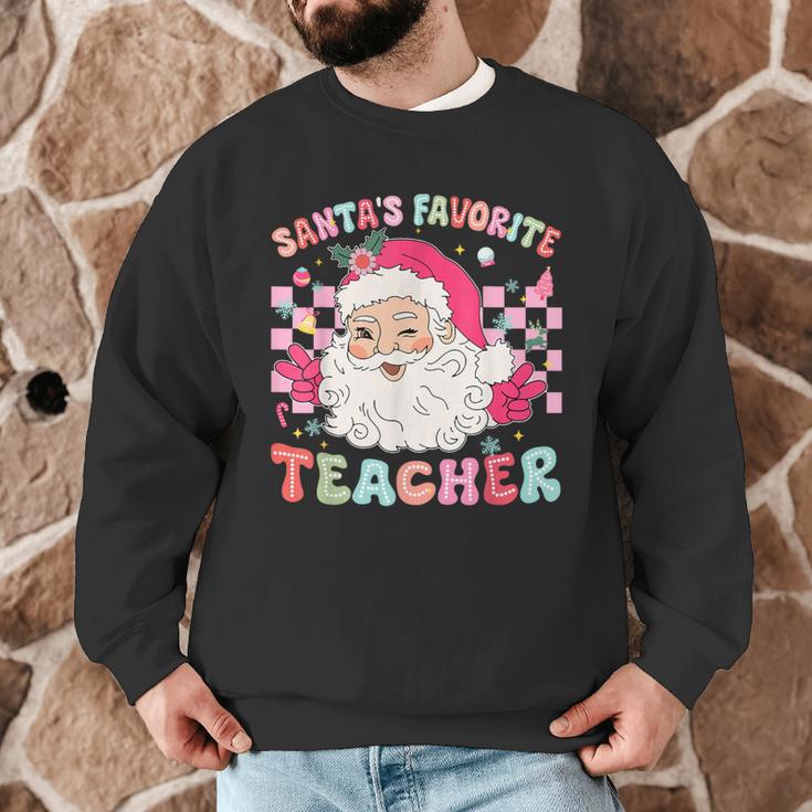 Santa Favorite Teacher Shirt Teacher Christmas Men Graphic Sweatshirt, novelty gifts, funny gifts Santa Favorite Teacher Shirt Teacher Christmas Men Graphic Sweatshirt, novelty gifts, funny gifts