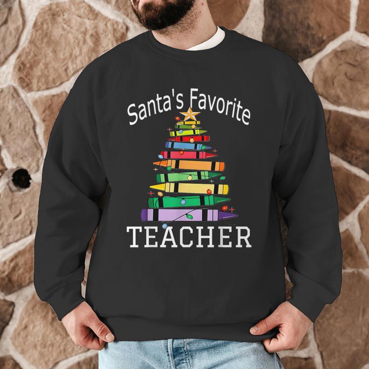 Santa's Favorite Teacher Idea For Christmas Teachers Men Graphic Sweatshirt, novelty gifts, funny gifts Santa's Favorite Teacher Idea For Christmas Teachers Men Graphic Sweatshirt, novelty gifts, funny gifts