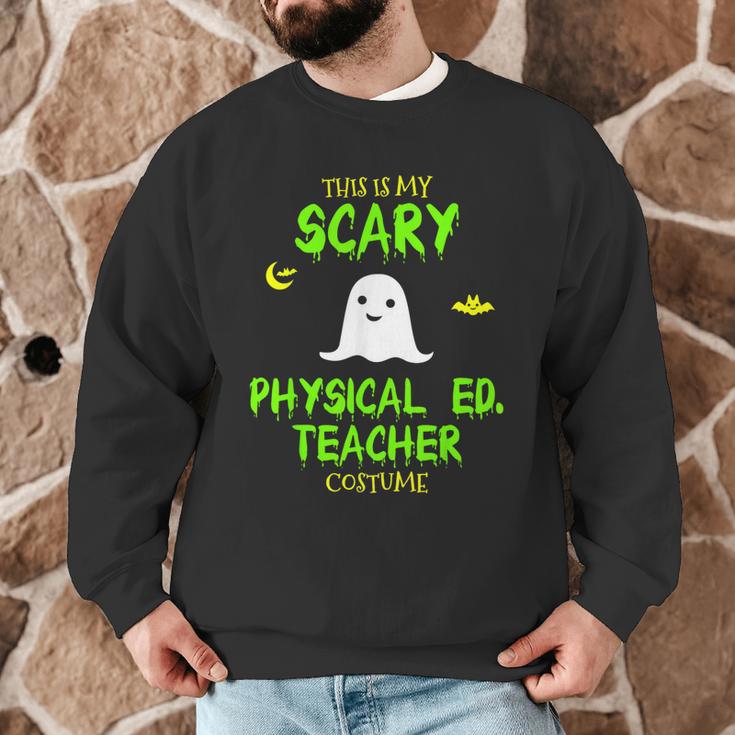 Scary Physical Education Ed Teacher Costume Halloween Easy Men Graphic Sweatshirt, novelty gifts, funny gifts