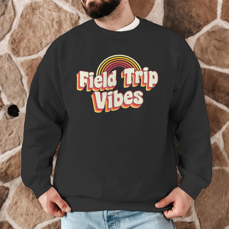 School Bus Trip Vibes Students Teachers Students Field Trip For Men Women Kids Men Graphic Sweatshirt, novelty gifts, funny gifts