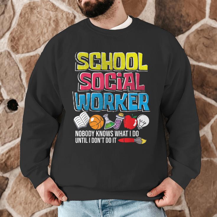 School Social Worker Teacher Caseworker Public Servant LSW Men Graphic Sweatshirt, novelty gifts, funny gifts School Social Worker Teacher Caseworker Public Servant LSW Men Graphic Sweatshirt, novelty gifts, funny gifts