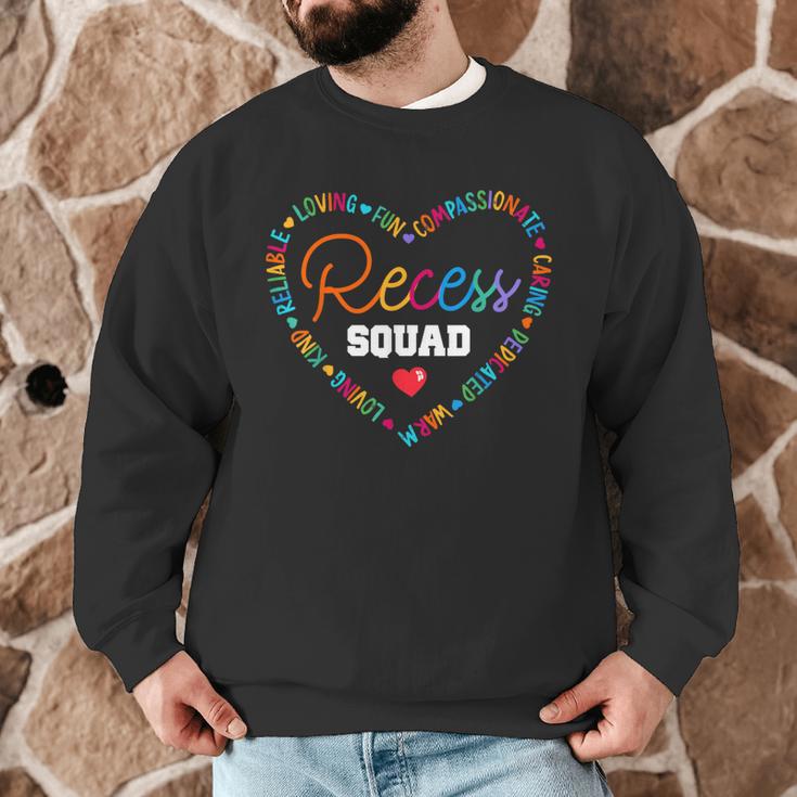 School For Teachers Students Monitor Recess Crew Team Men Graphic Sweatshirt, novelty gifts, funny gifts School For Teachers Students Monitor Recess Crew Team Men Graphic Sweatshirt, novelty gifts, funny gifts