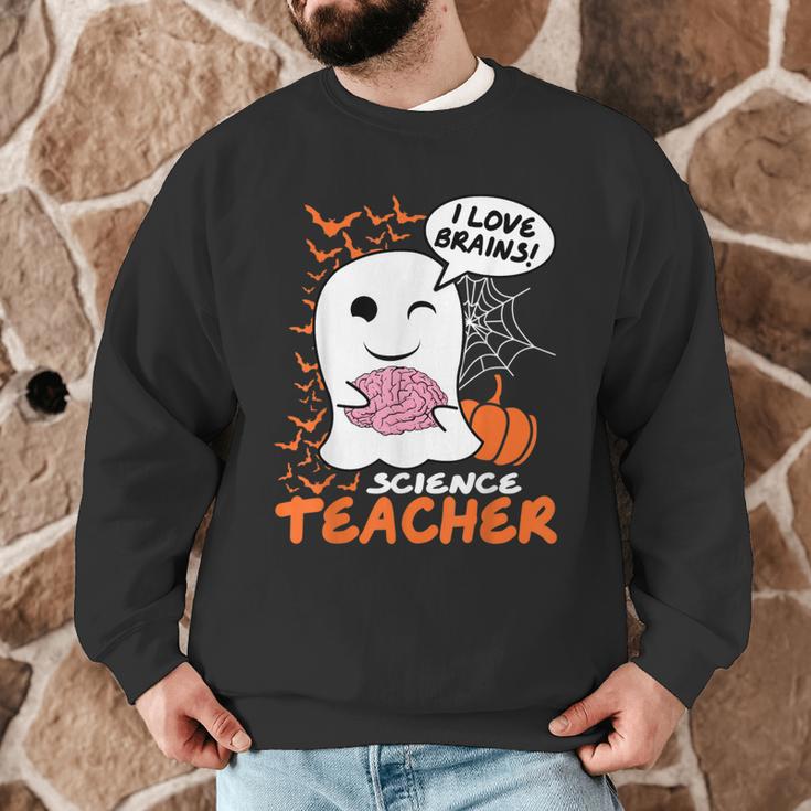 Science Teacher Cute Ghost Halloween Teacher Men Women Men Graphic Sweatshirt, novelty gifts, funny gifts