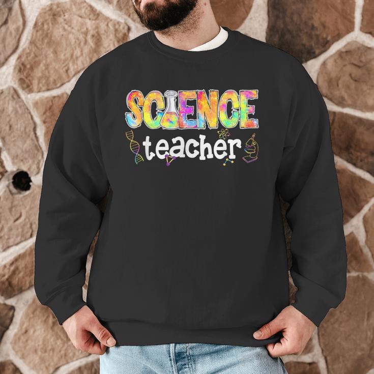 Science Teacher Tie Dye Science Teaching Back To School Men Graphic Sweatshirt, novelty gifts, funny gifts Science Teacher Tie Dye Science Teaching Back To School Men Graphic Sweatshirt, novelty gifts, funny gifts