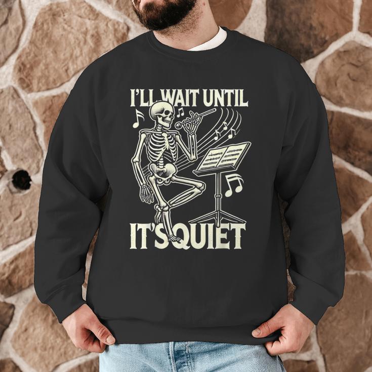 Skeleton Music Teacher I'Ll Wait Until It's Quiet Men Graphic Sweatshirt, novelty gifts, funny gifts Skeleton Music Teacher I'Ll Wait Until It's Quiet Men Graphic Sweatshirt, novelty gifts, funny gifts