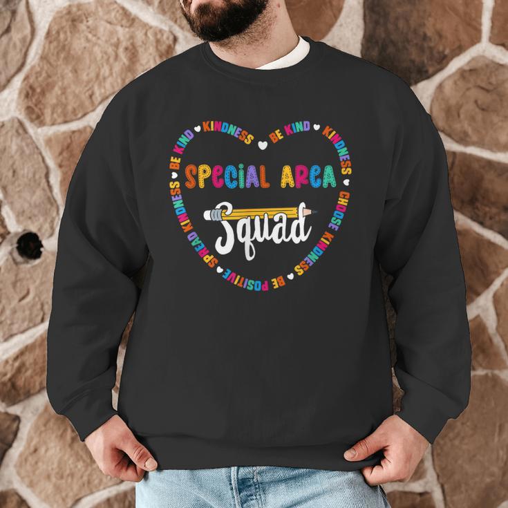 Special Area Squad Team Be Kind School Special Area Teacher Men Women Kids Men Graphic Sweatshirt, novelty gifts, funny gifts