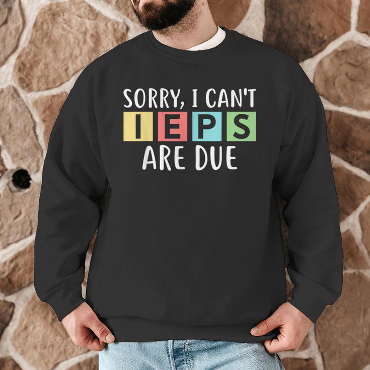 Special Education Teacher SPED Sorry I Can't IEPS Are Due Men Graphic Sweatshirt, novelty gifts, funny gifts Special Education Teacher SPED Sorry I Can't IEPS Are Due Men Graphic Sweatshirt, novelty gifts, funny gifts