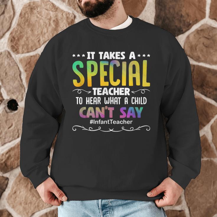 Special Teacher Daycare School Childcare Infant Teacher Men Graphic Sweatshirt, novelty gifts, funny gifts