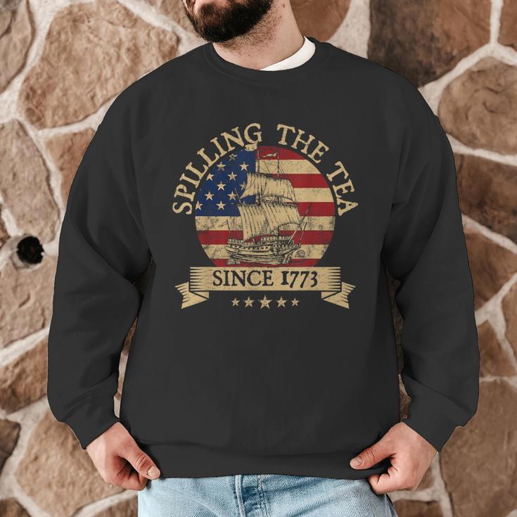 Spilling The Tea Since 1773 Vintage Us History Teacher Men Graphic Sweatshirt, novelty gifts, funny gifts Spilling The Tea Since 1773 Vintage Us History Teacher Men Graphic Sweatshirt, novelty gifts, funny gifts