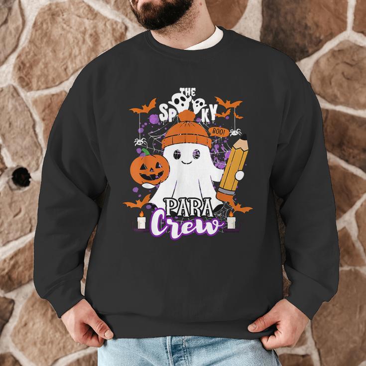 Spooky Para Crew Ghost Halloween Paraprofessional Teacher Men Graphic Sweatshirt, novelty gifts, funny gifts Spooky Para Crew Ghost Halloween Paraprofessional Teacher Men Graphic Sweatshirt, novelty gifts, funny gifts