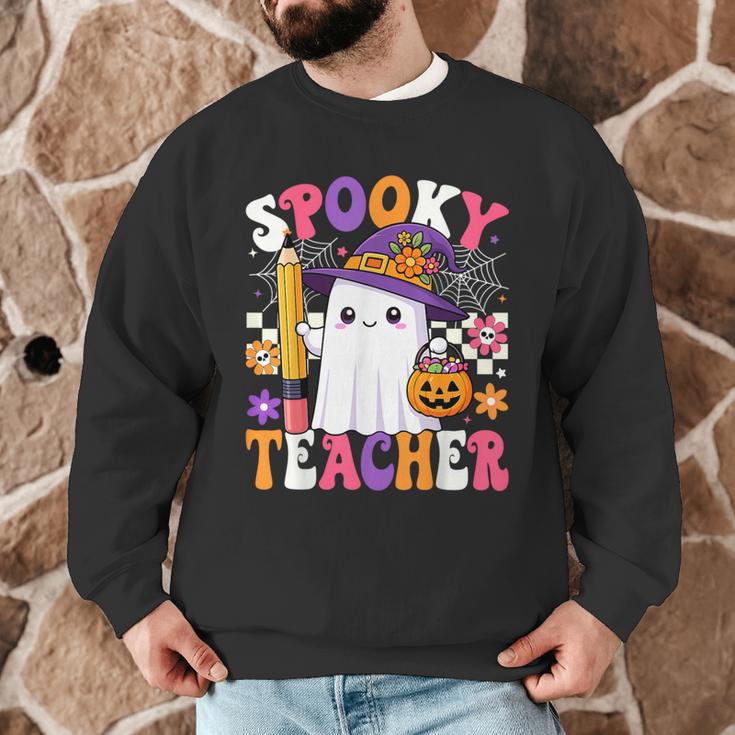 Spooky Teacher Ghost Pencil Teach Halloween Teacher Men Graphic Sweatshirt, novelty gifts, funny gifts Spooky Teacher Ghost Pencil Teach Halloween Teacher Men Graphic Sweatshirt, novelty gifts, funny gifts