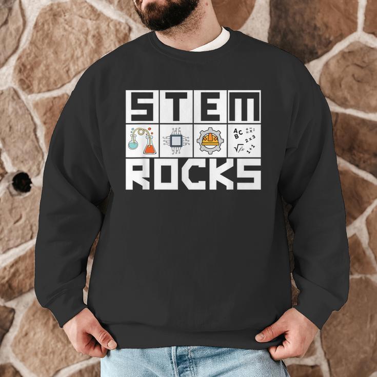 STEM Rocks Science Technology Engineering Math STEM Teacher Men Graphic Sweatshirt, novelty gifts, funny gifts STEM Rocks Science Technology Engineering Math STEM Teacher Men Graphic Sweatshirt, novelty gifts, funny gifts