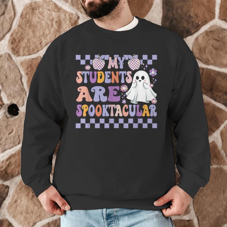 My Students Are Spooktacular Teacher Halloween Vibes Men Graphic Sweatshirt, novelty gifts, funny gifts My Students Are Spooktacular Teacher Halloween Vibes Men Graphic Sweatshirt, novelty gifts, funny gifts