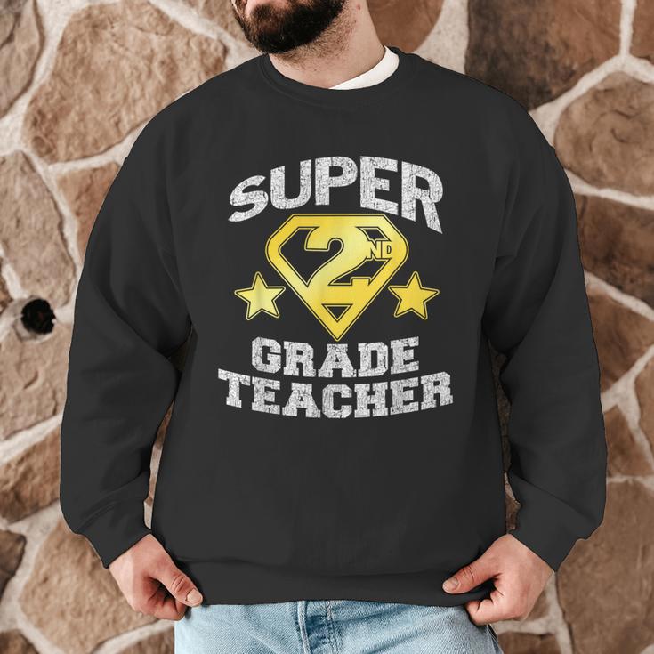 Super 2nd Grade Teacher Hero Men Graphic Sweatshirt, novelty gifts, funny gifts Super 2nd Grade Teacher Hero Men Graphic Sweatshirt, novelty gifts, funny gifts
